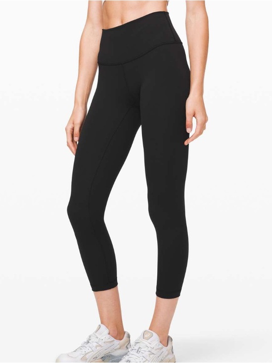 lululemon athletica Pants - Lululemon Wunder Under Crop High Rise 23” Leggings SZ 8 EUC